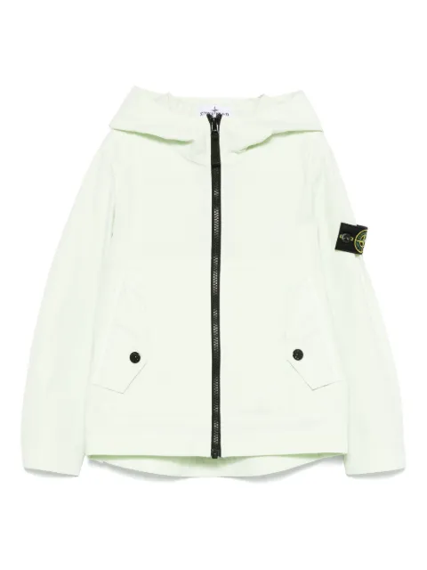 Stone Island Junior chamarra con distintivo Compass