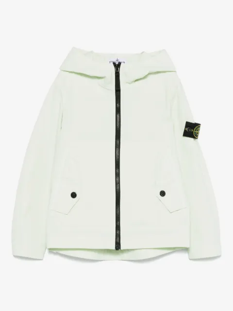 Stone Island Junior chamarra con distintivo Compass