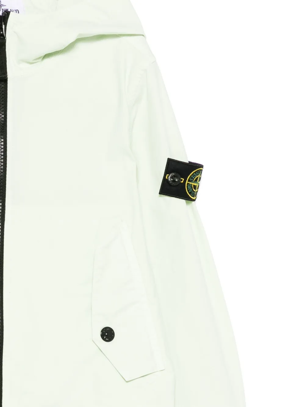 Stone Island Junior Jack met Compass-logopatch Groen