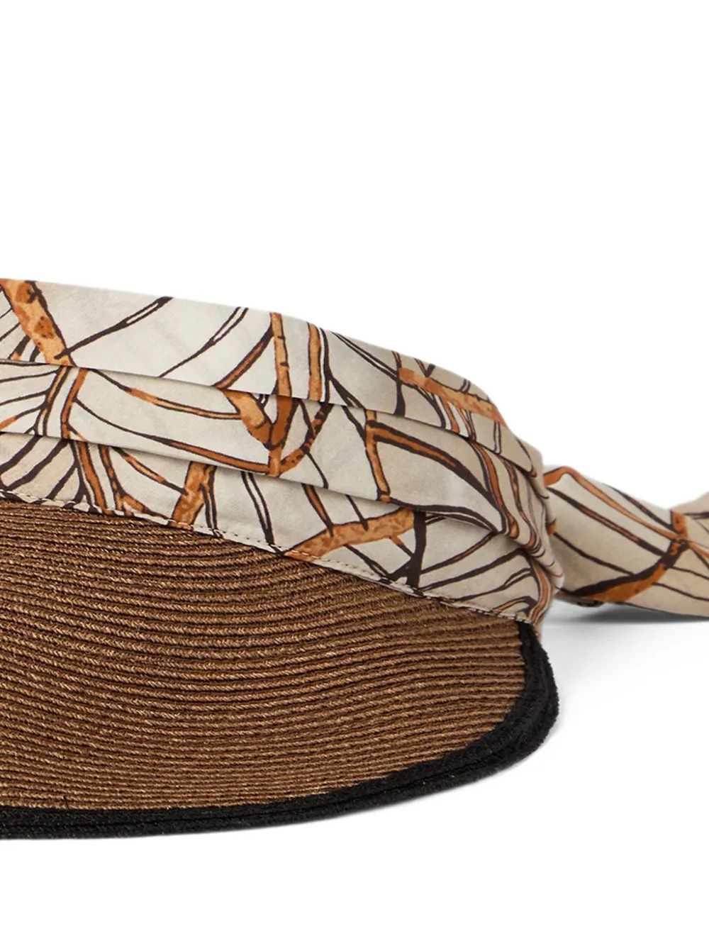 Brunello Cucinelli Papyrus visor Bruin
