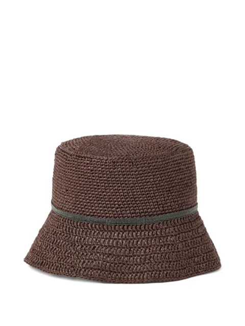 Brunello Cucinelli Monili-chain bucket hat