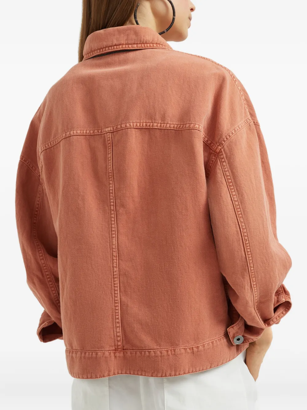 Brunello Cucinelli Monili jack met kettingdetail Oranje