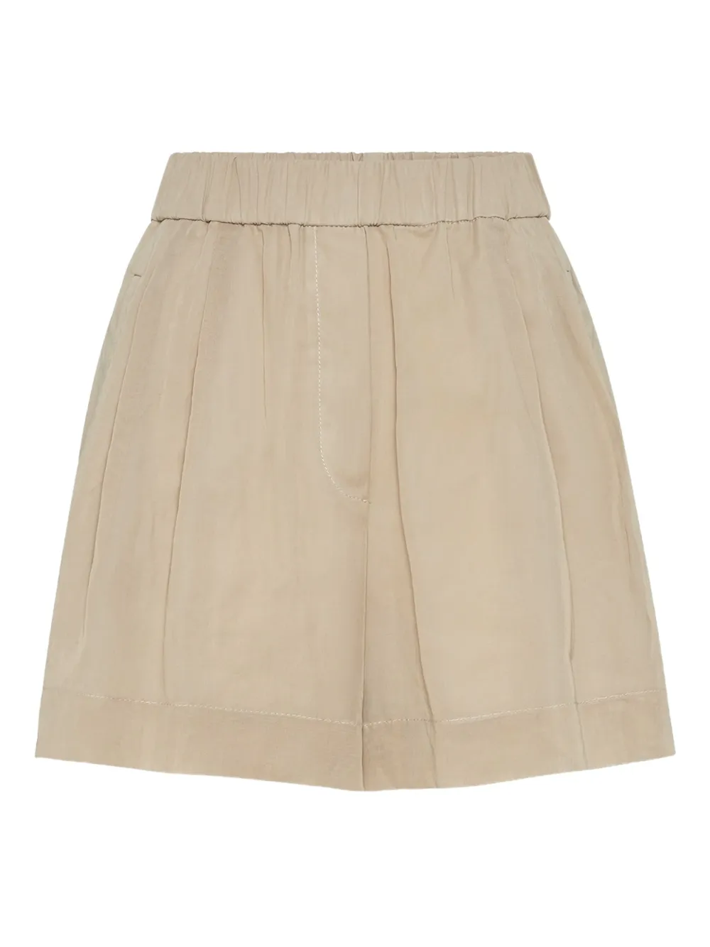 Brunello Cucinelli organza shorts | Neutrals | Image 1