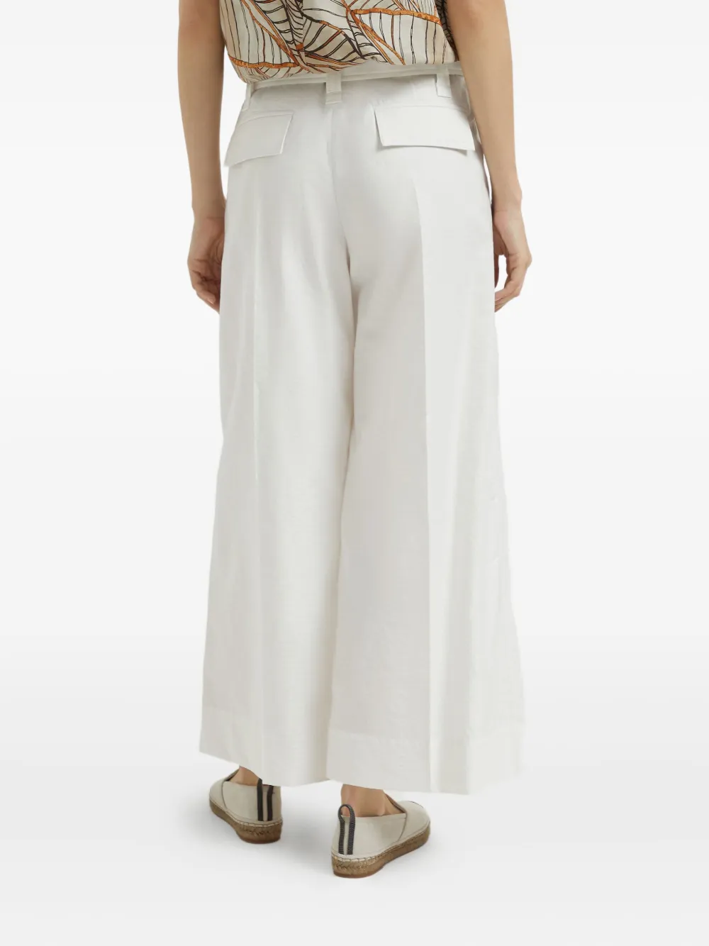 Brunello Cucinelli Plooibroek Wit