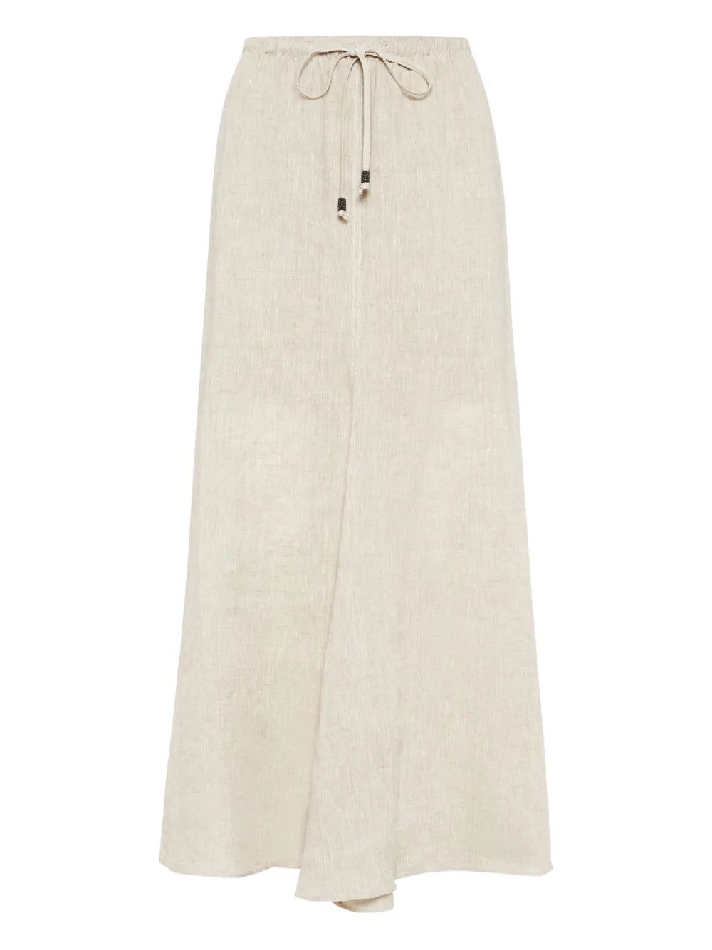 Brunello Cucinelli Maxirock aus Leinen | Nude | Image 1