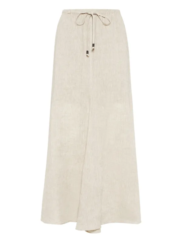 VIP【送料関税込】BRUNELLO CUCINELLI LINEN BLEND LONG SKIRT 29777232_59011976_600.jpg