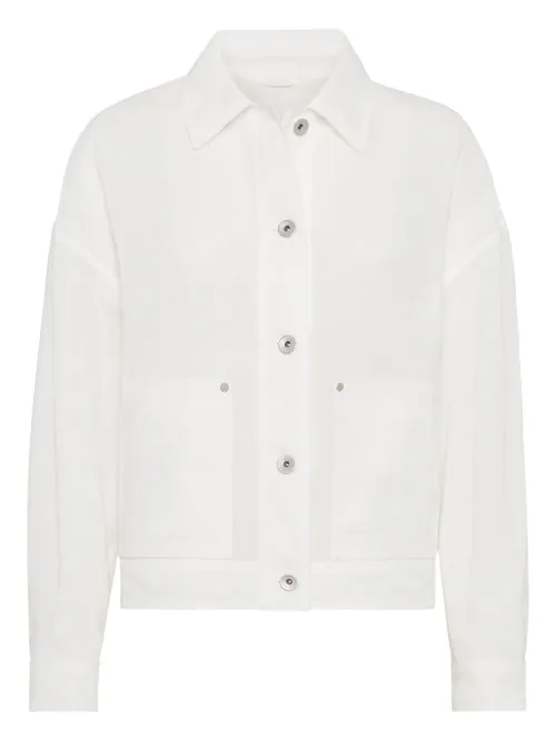 Veste en organza à ornements métalliques - Brunello Cucinelli - Modalova
