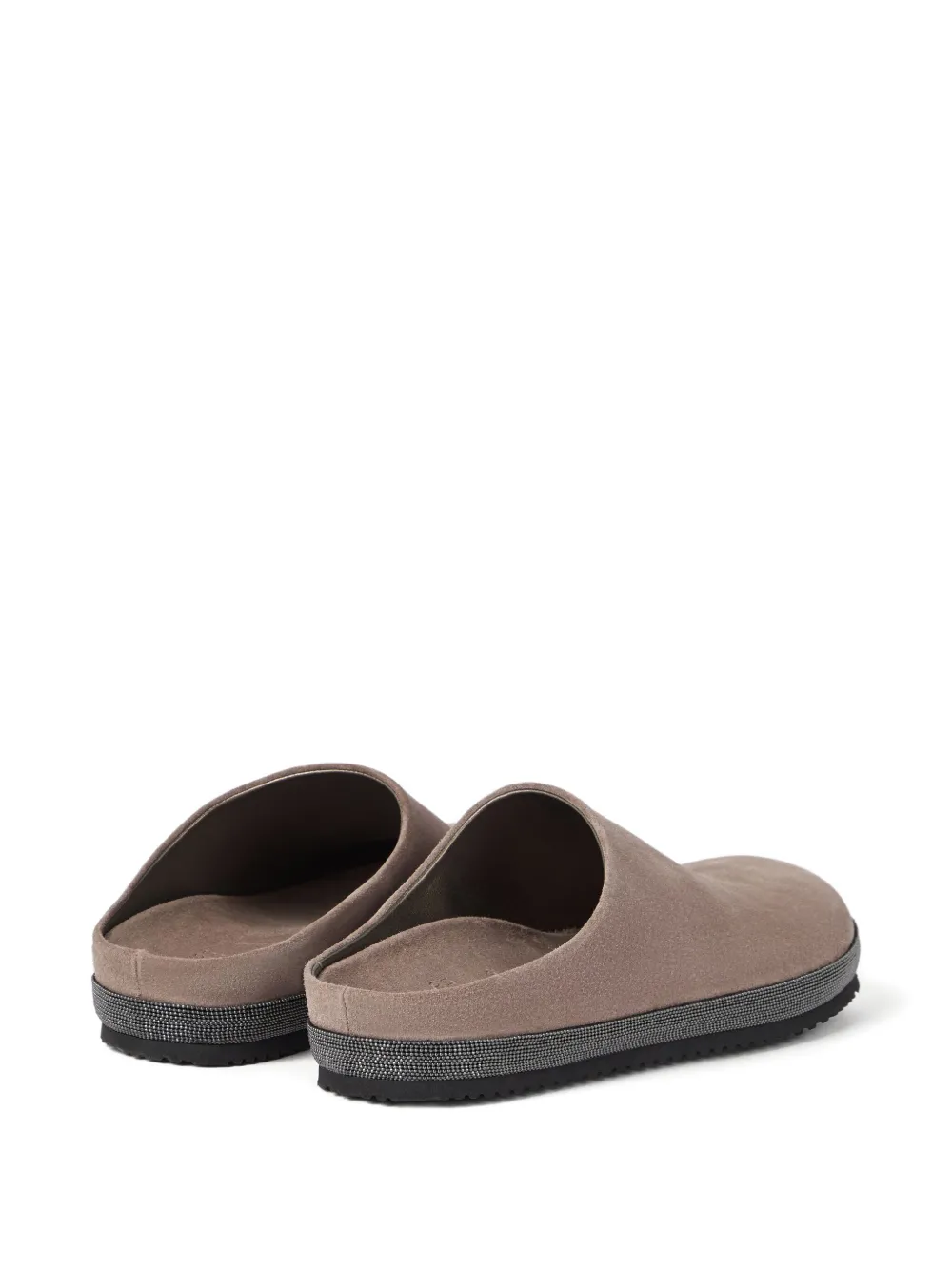 Brunello Cucinelli Monili chain-detail flat mules Brown