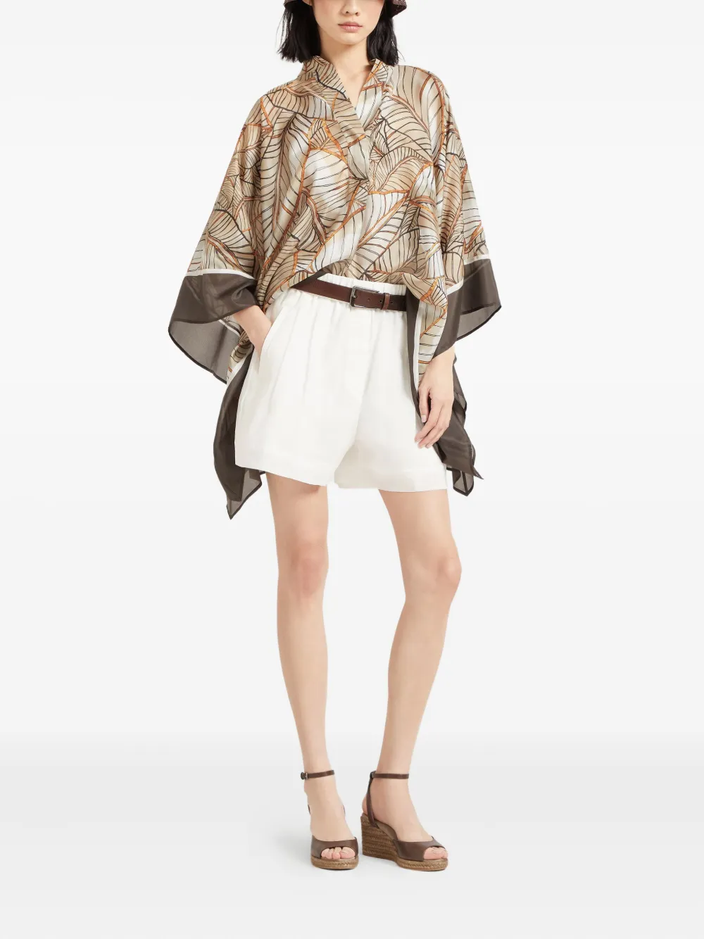 Brunello Cucinelli organza shorts | Short Shorts | Image 2