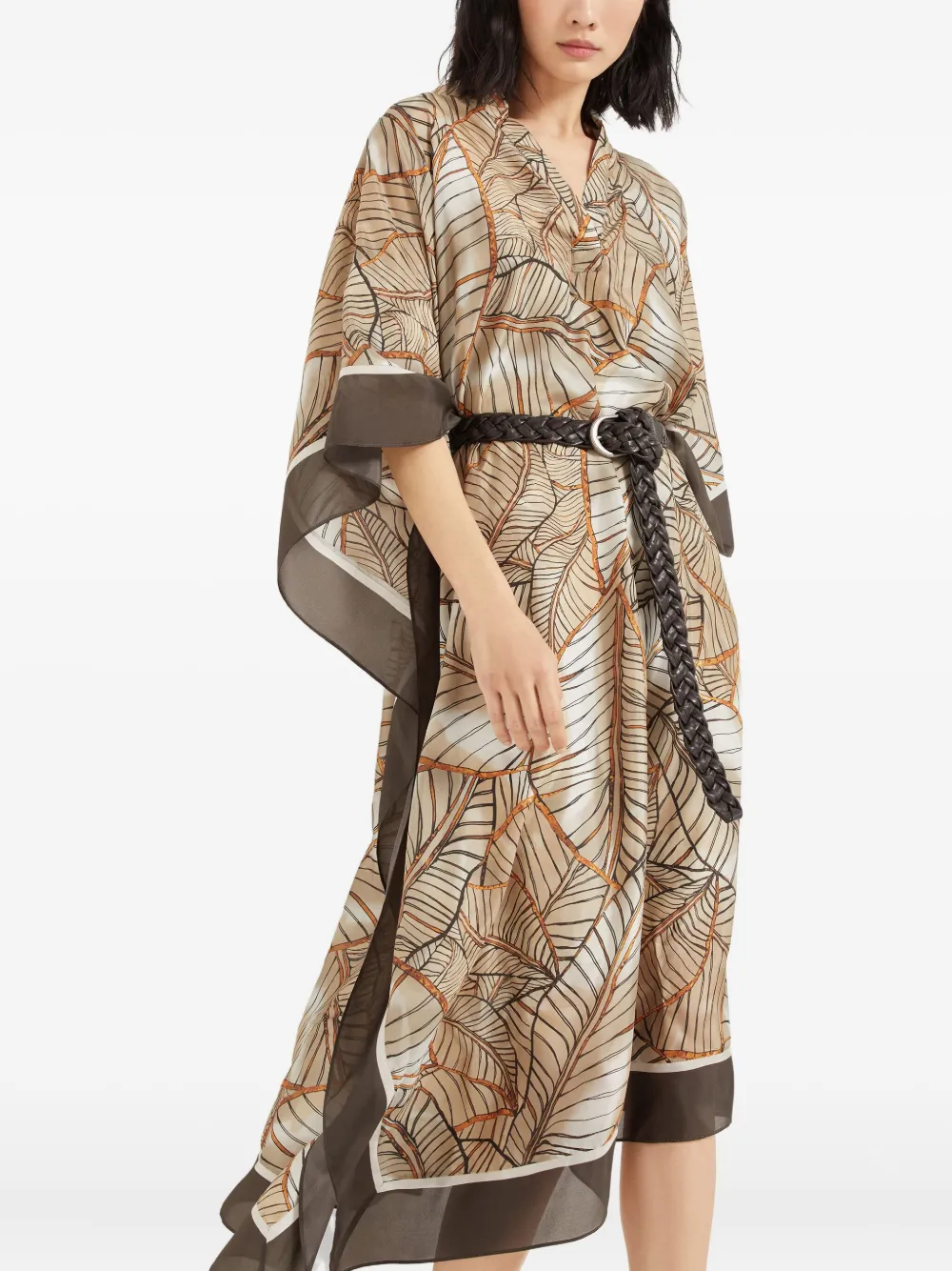 Brunello Cucinelli Papyrus jurk Beige