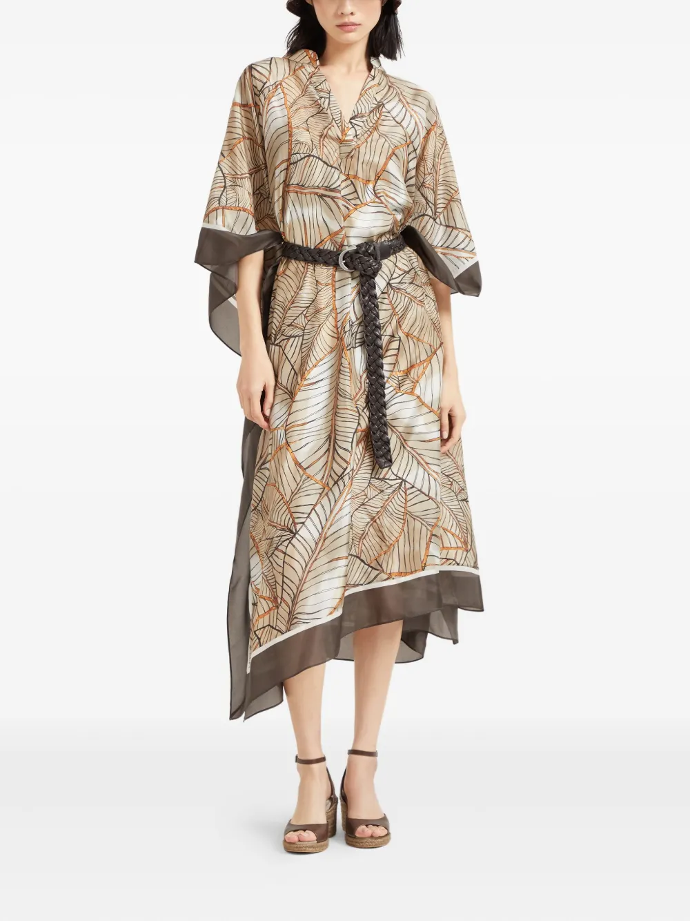 Brunello Cucinelli Papyrus jurk - Beige