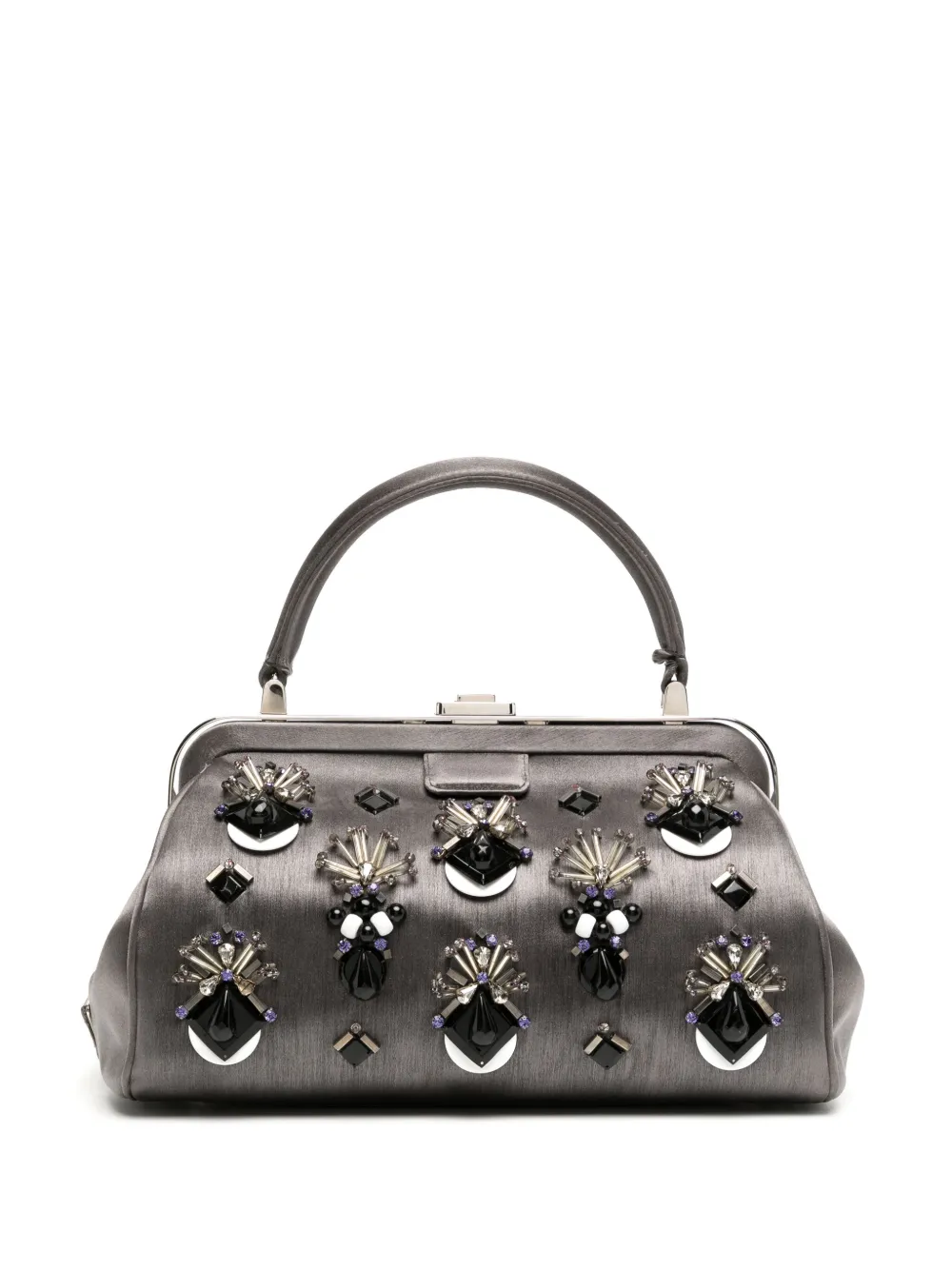 Prada Pre-Owned bolsa Doctors con apliques | gris | Image 1