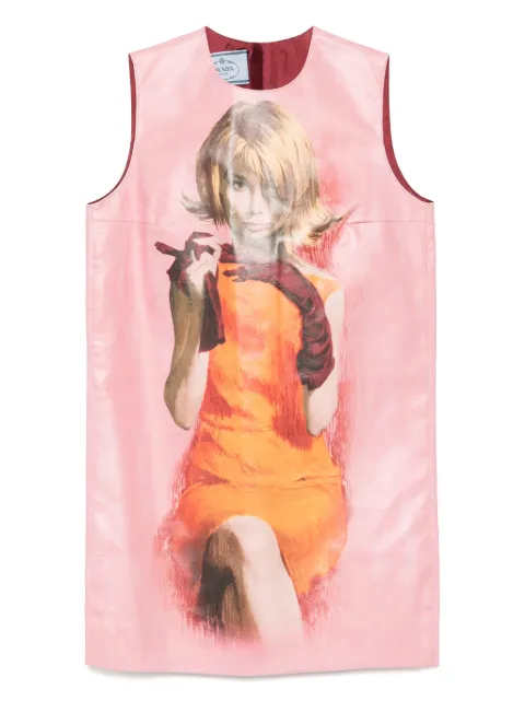 Prada Pre-Owned vestido corto Poster Girl