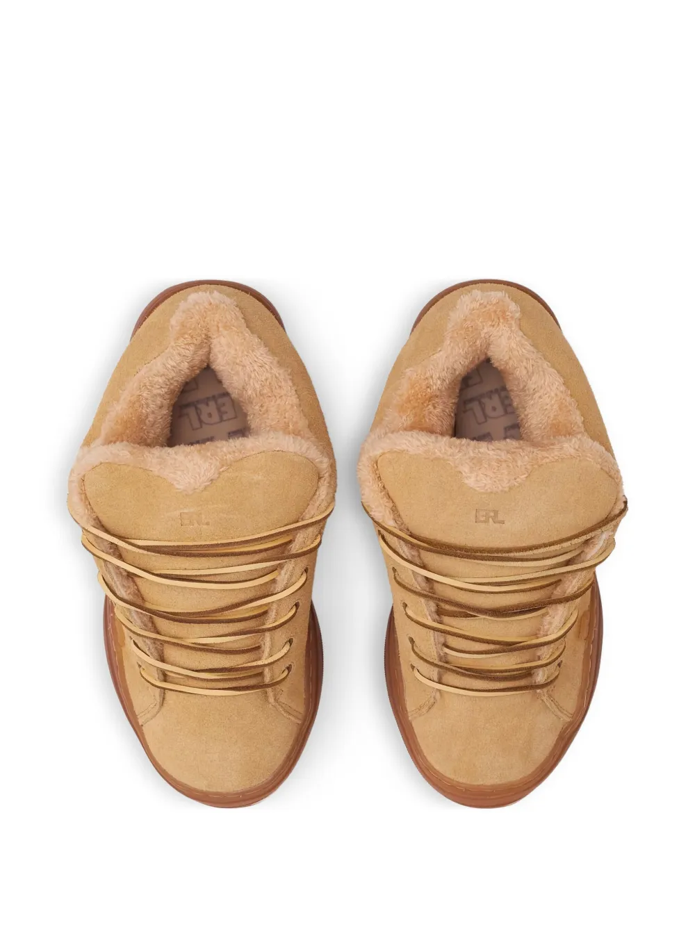 ERL logo-debossed sneakers Neutrals
