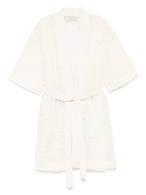 kaos sequin-embellished coat