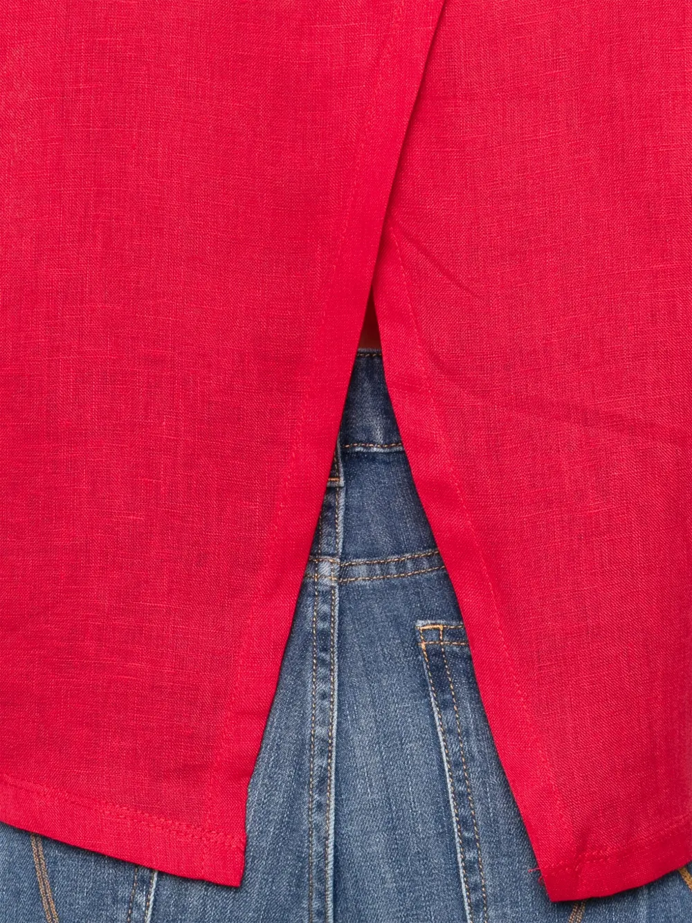 kaos Gelaagd T-shirt Rood