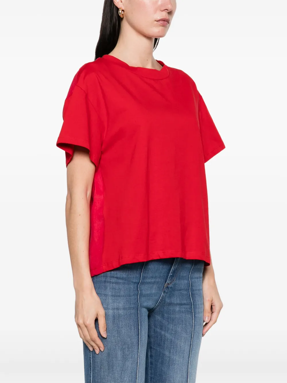 kaos Gelaagd T-shirt Rood