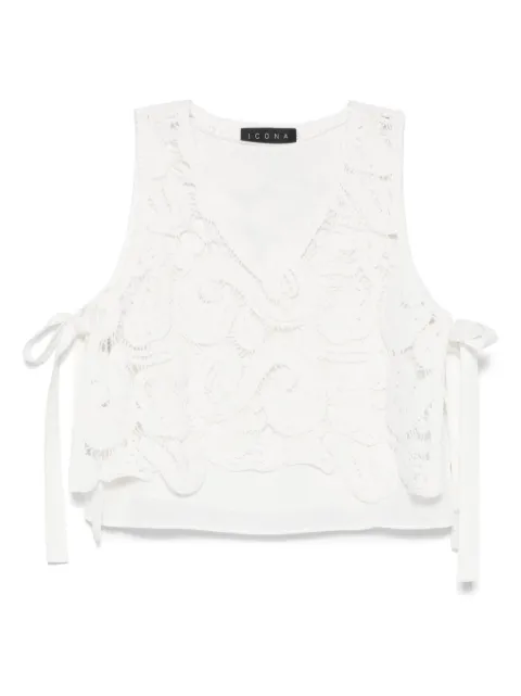 kaos top tejido de crochet
