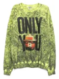 Stain Shade graphic-print sweatshirt - Green