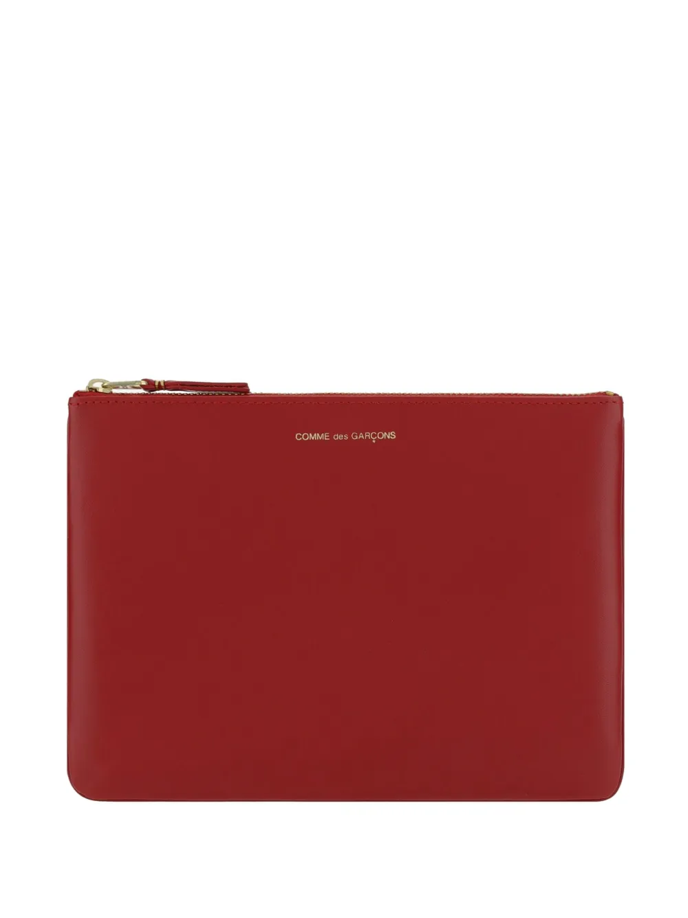 Comme Des Garçons Smooth Leather Pouch In Seven Words