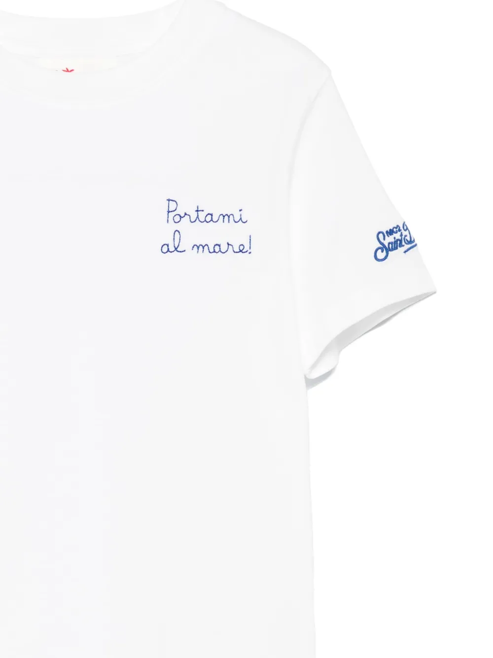 MC2 Saint Barth Kids Portami al Mare T-shirt Wit
