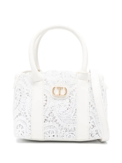 TWINSET Kids bolsa de hombro de macramé