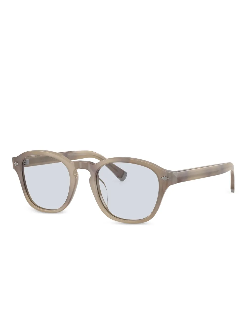 Brunello Cucinelli lentes con armazón redonda | marrón | Image 1