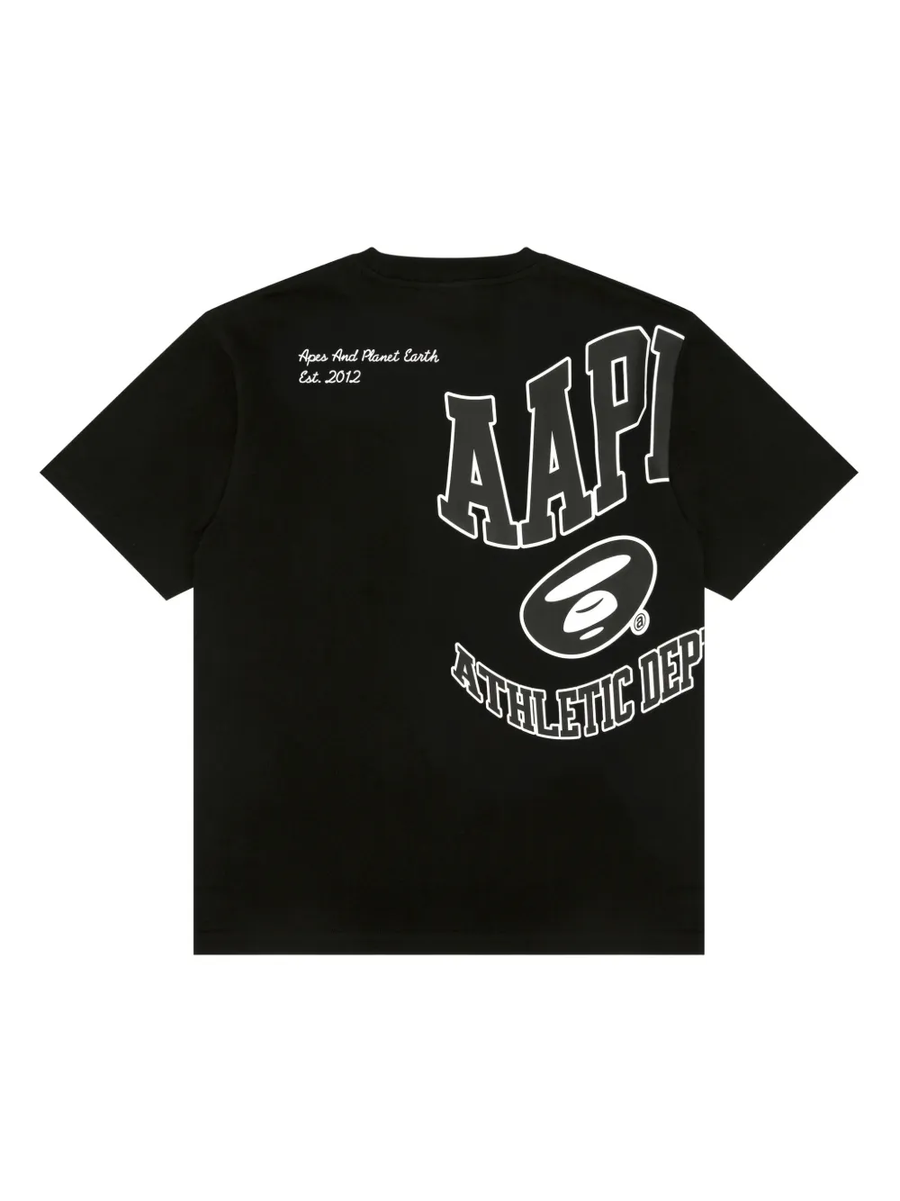 AAPE BY *A BATHING APE T-shirt met logoprint - Zwart