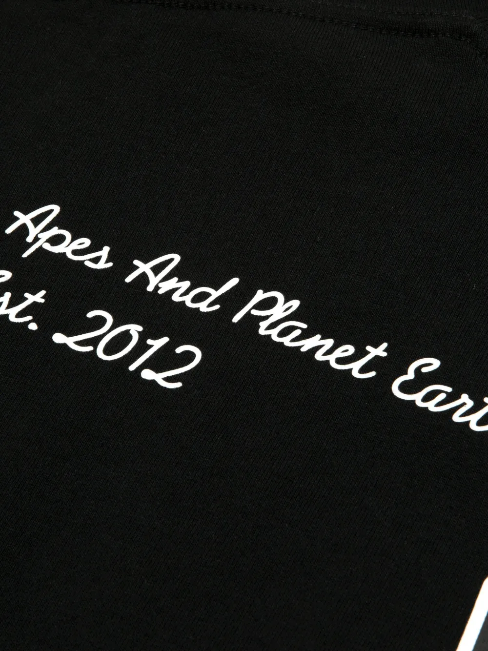 AAPE BY *A BATHING APE T-shirt met logoprint Zwart