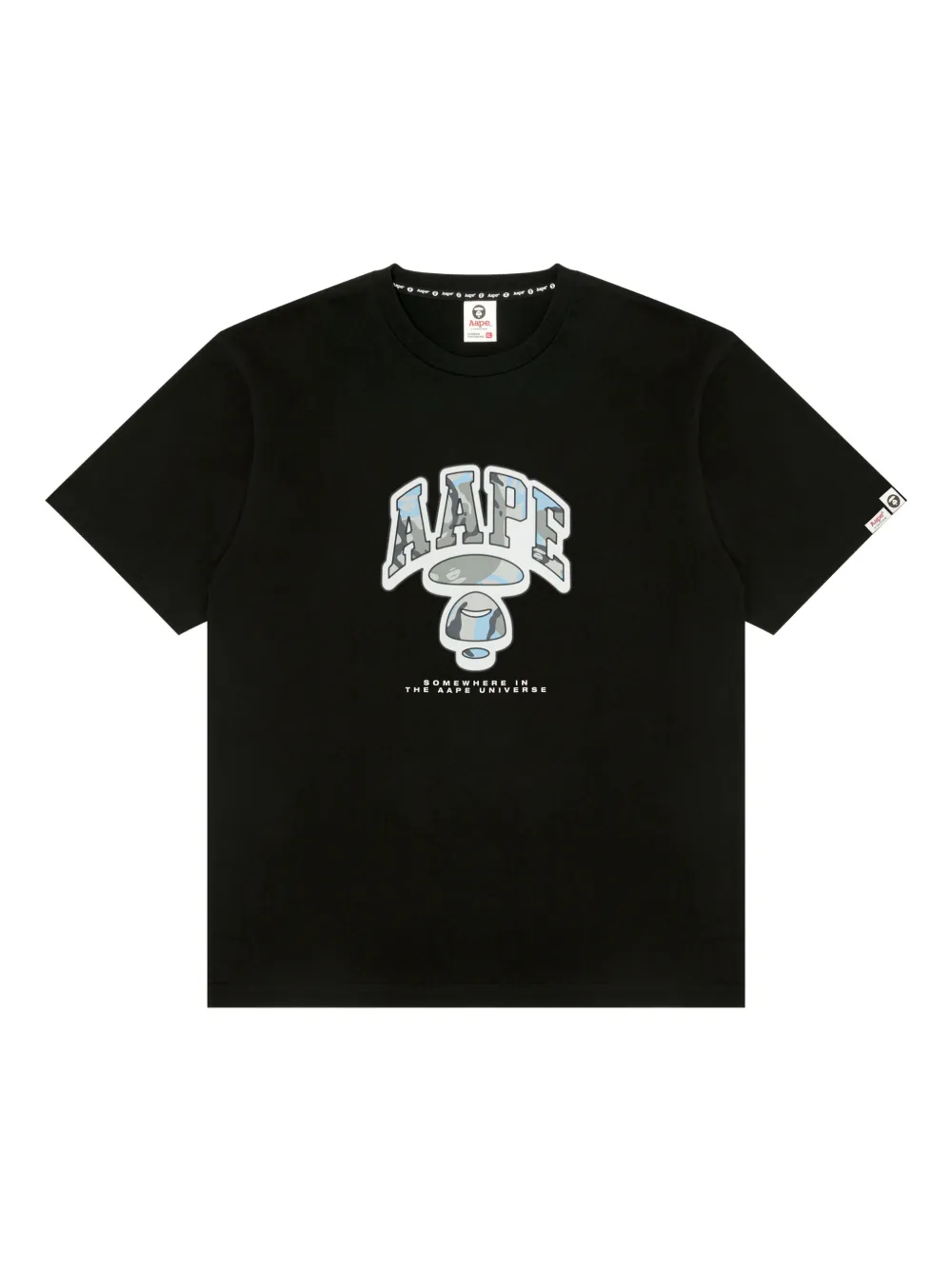 AAPE BY *A BATHING APE® playera con logo estampado | negro | Image 1
