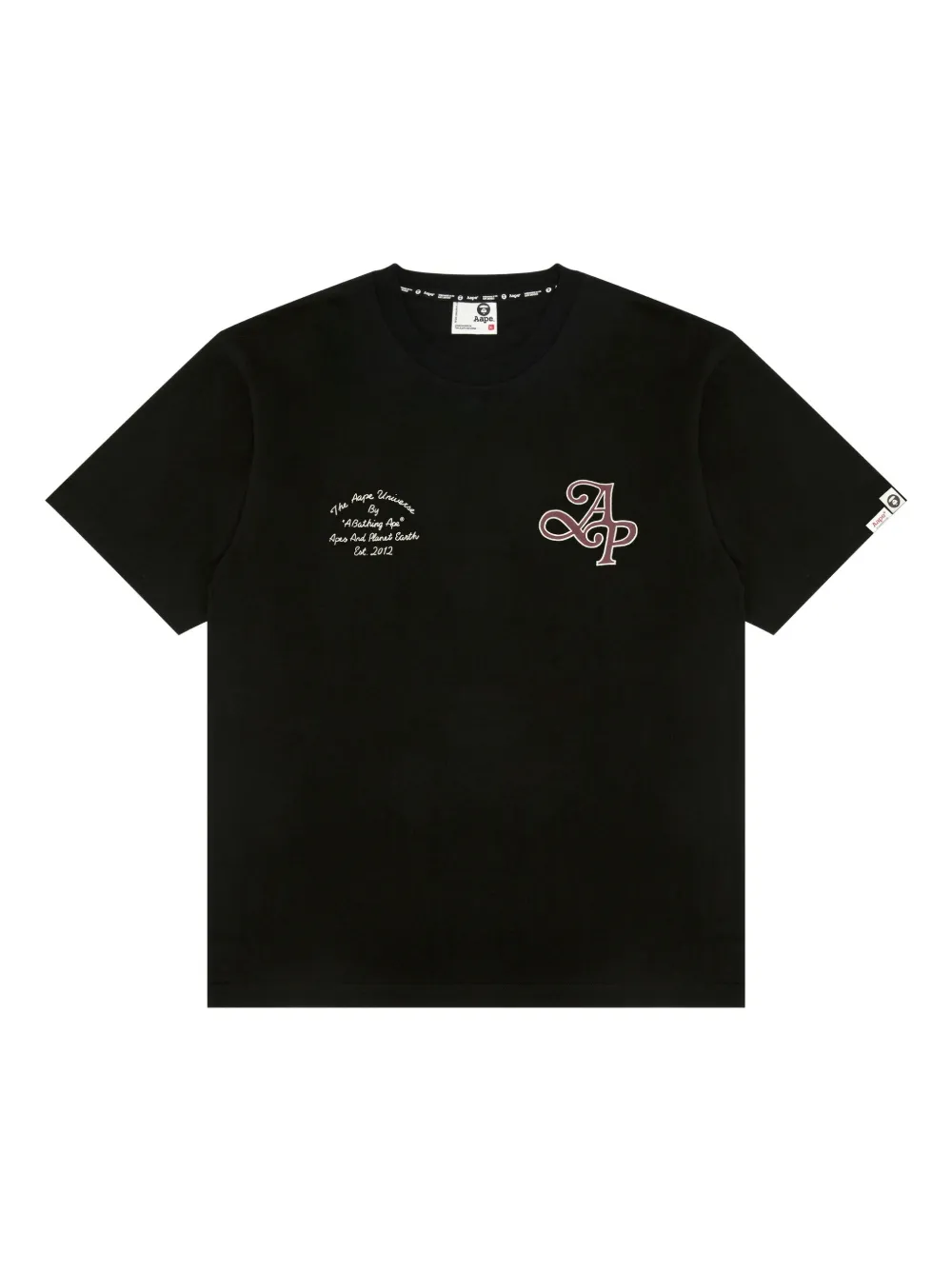 AAPE BY *A BATHING APE® playera con logo estampado | negro | Image 1
