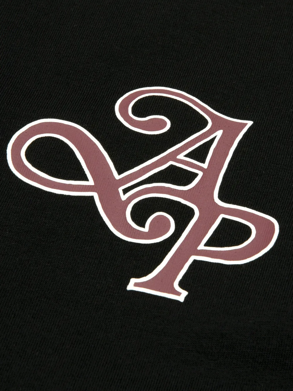 AAPE BY *A BATHING APE T-shirt met logoprint Zwart
