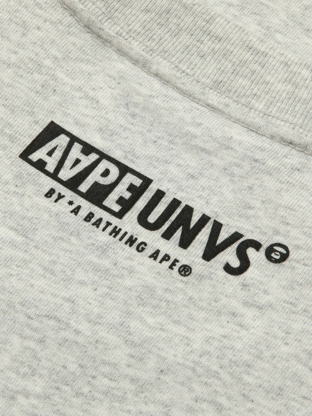 AAPE BY *A BATHING APE T-shirt met logoprint Grijs