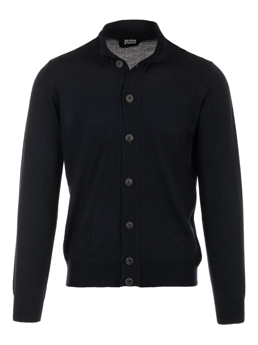 ALPHA STUDIO button-down cardigan | Blue | Image 1