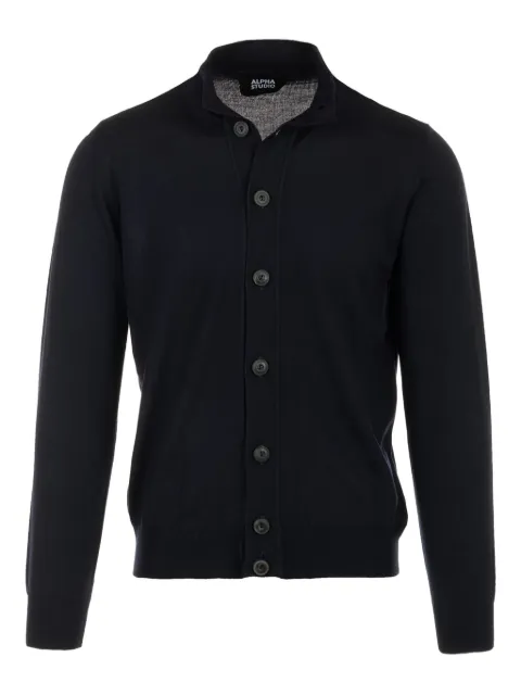 ALPHA STUDIO button-down cardigan 