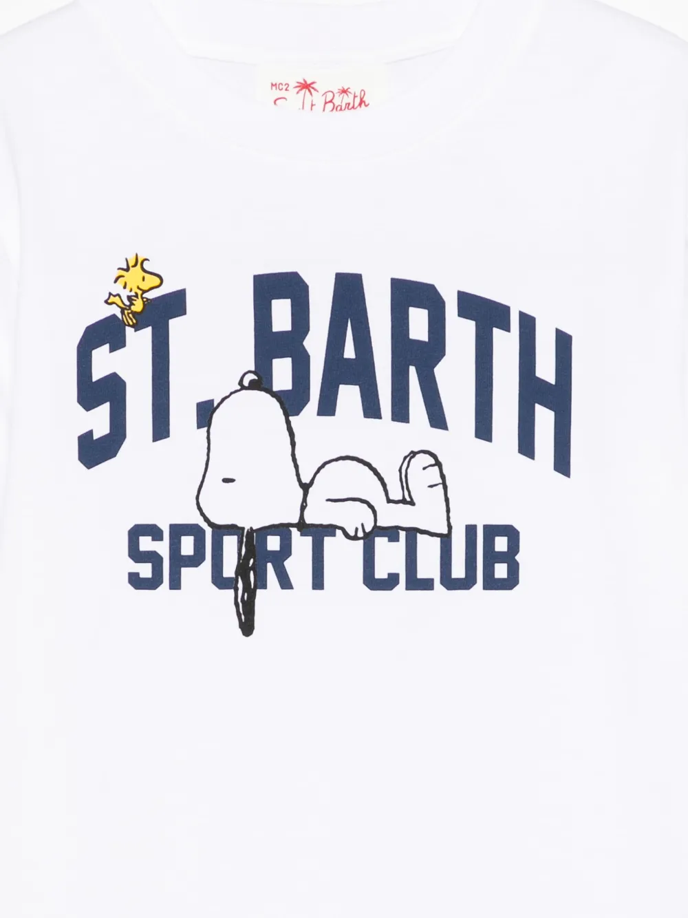 MC2 Saint Barth Kids x Peanuts Sport Club T-shirt Wit