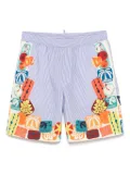 DSQUARED2 elastic-waistband shorts - Blue