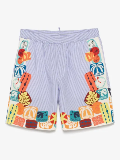 DSQUARED2 elastic-waistband shorts