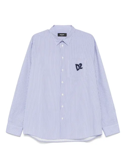 DSQUARED2 chemise à rayures - Bleu - DSQUARED2 - Modalova
