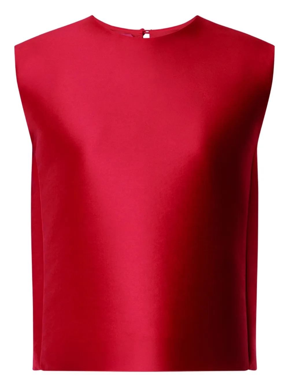 Alberta Ferretti sleeveless satin top | Red | Image 1