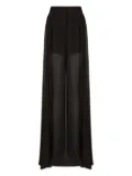 Alberta Ferretti semi-sheer trousers - Black