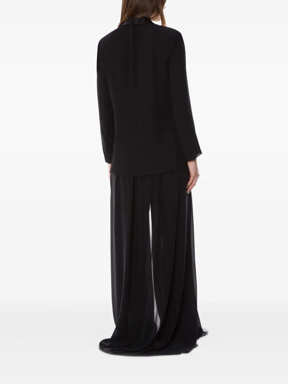 Alberta Ferretti Kanten broek Zwart