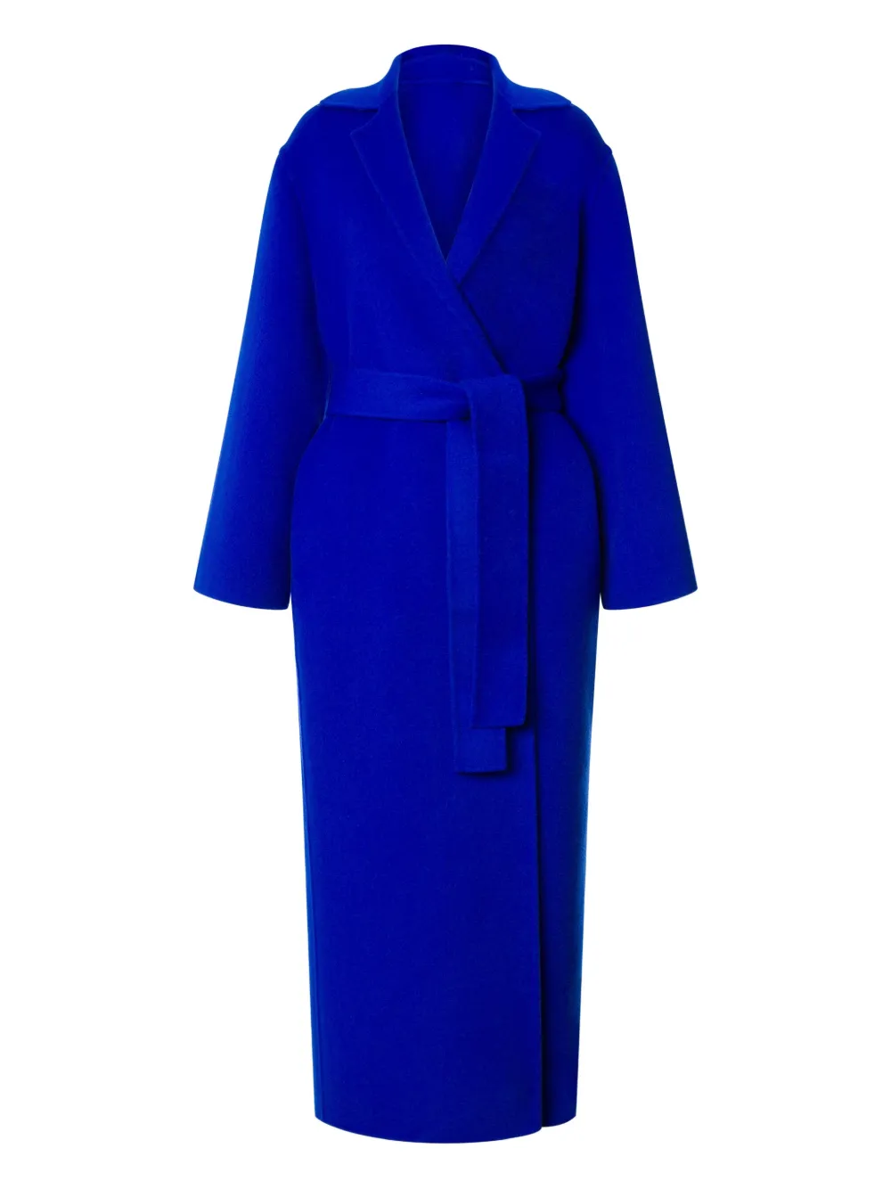 Alberta Ferretti Wikkeljas met ceintuur Blauw