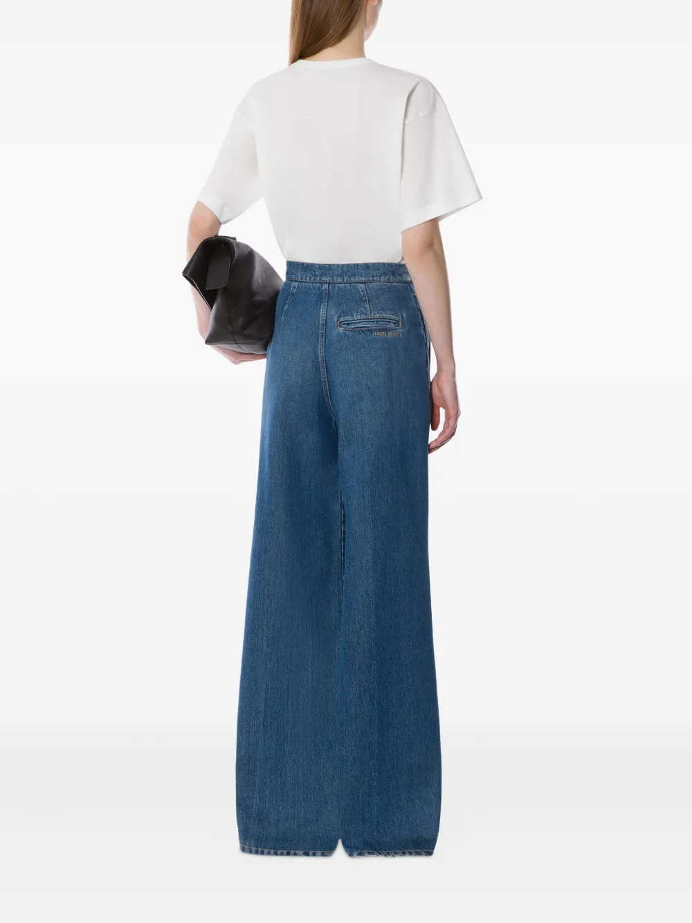 Alberta Ferretti Katoenen T-shirt Wit