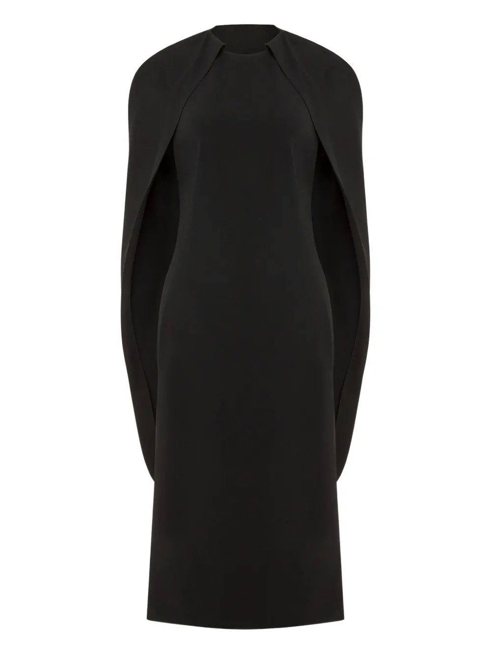 Alberta Ferretti cape-sleeve dress | Black | Image 1