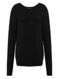 Alberta Ferretti tonal-logo sweater - Black
