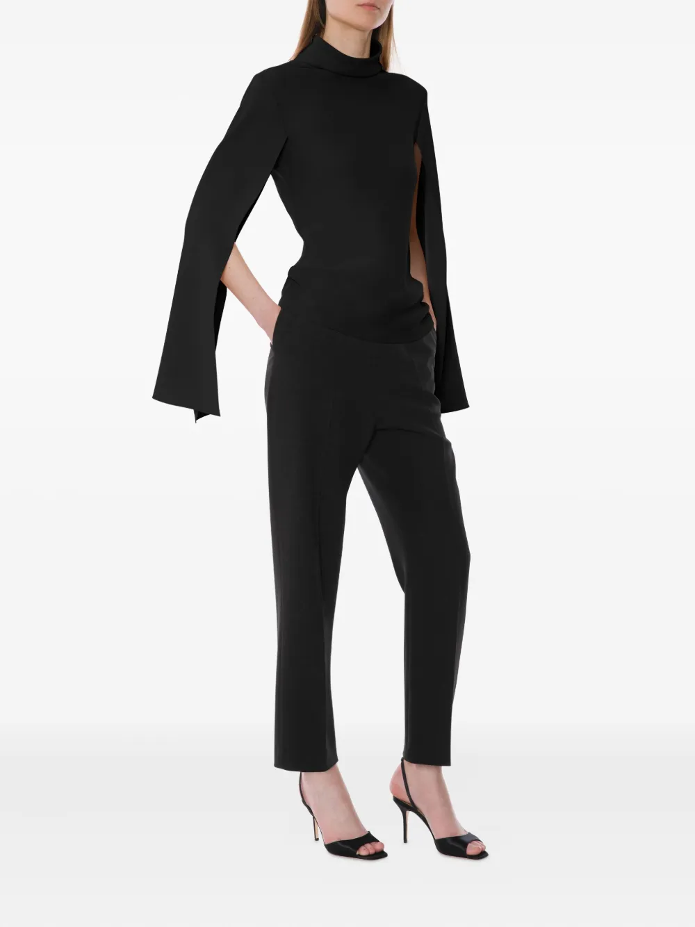 Alberta Ferretti Pantalon - Zwart