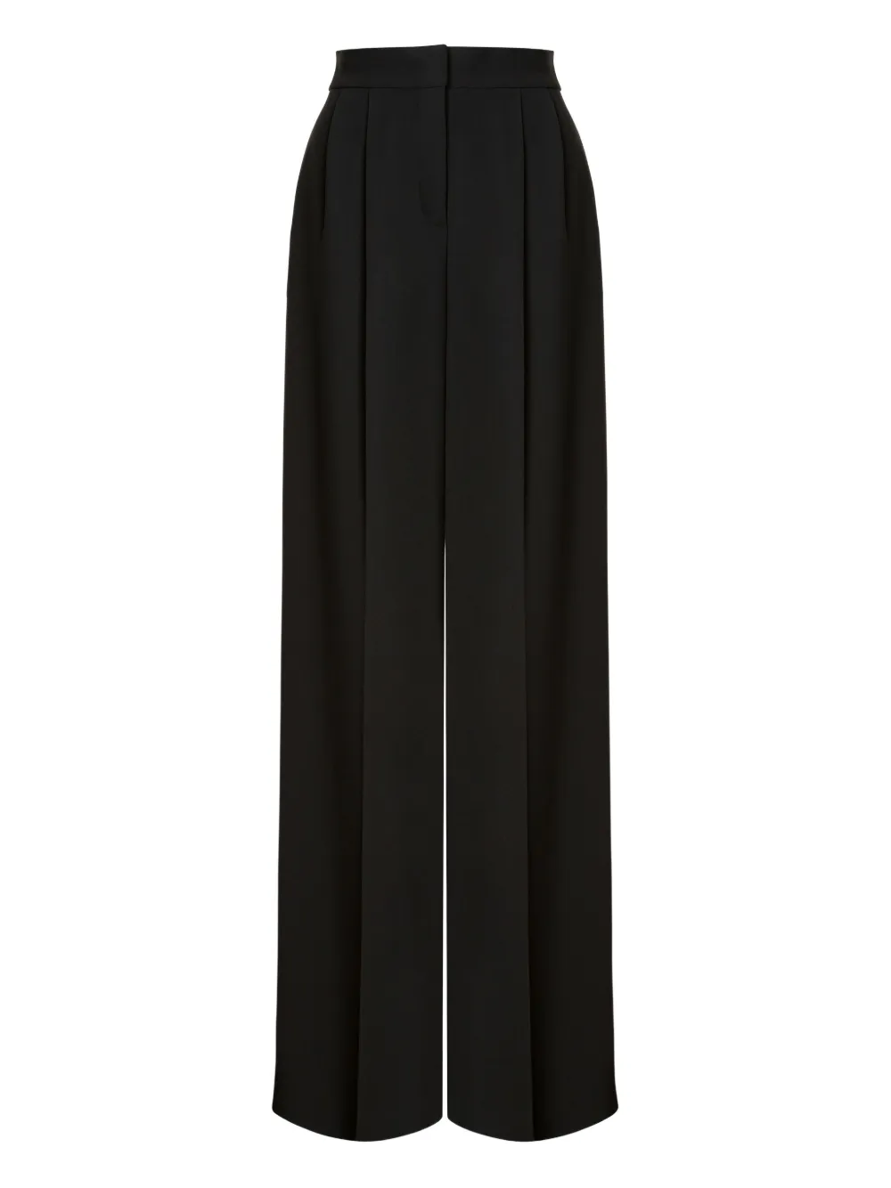 Alberta Ferretti Plooibroek Zwart