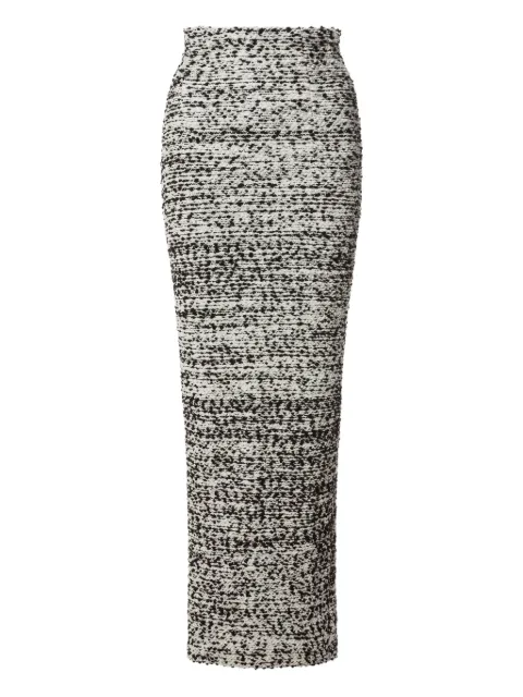 Alberta Ferretti textured midi skirt