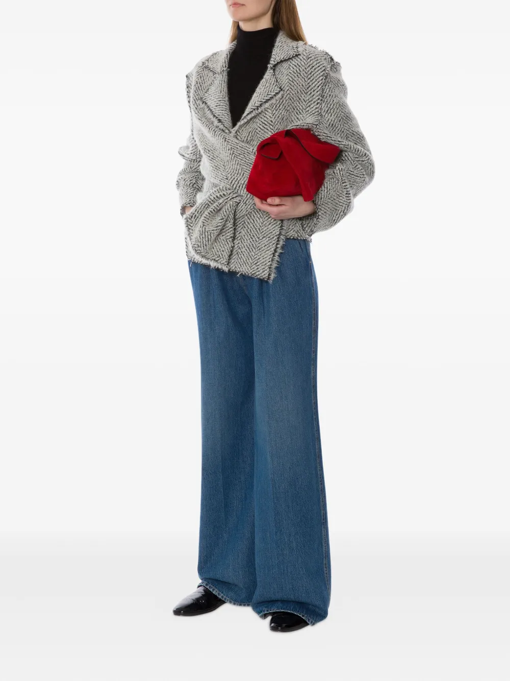 Alberta Ferretti Jeans met wijde pijpen - Blauw